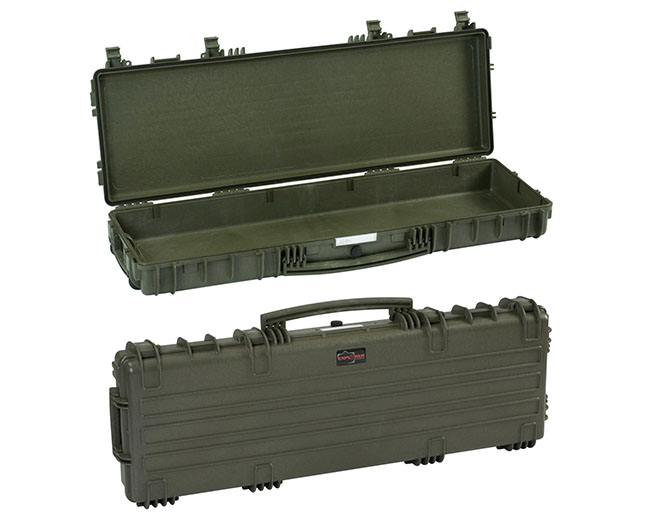 1908 G Waterproof Case, military green with pre-cubed foam