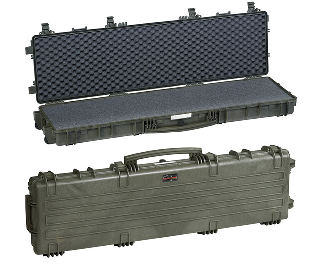 13527 G Waterproof Case, military green with pre-cubed foam