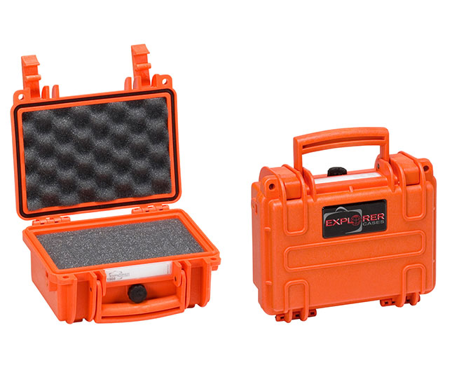5822 O Waterproof Case, orange with pre-cubed foam