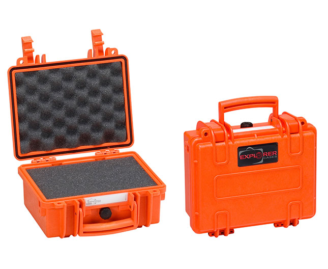 5117 O Waterproof Case, orange with pre-cubed foam