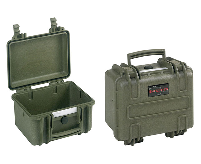9413 G Waterproof Case, military green with pre-cubed foam
