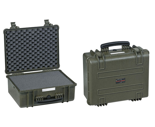4412 GE Waterproof Case, military green empty