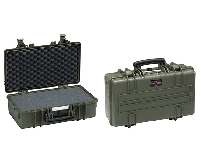 4419 G Waterproof Case, military green with pre-cubed foam