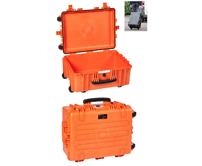 4419 O Waterproof Case, orange with pre-cubed foam
