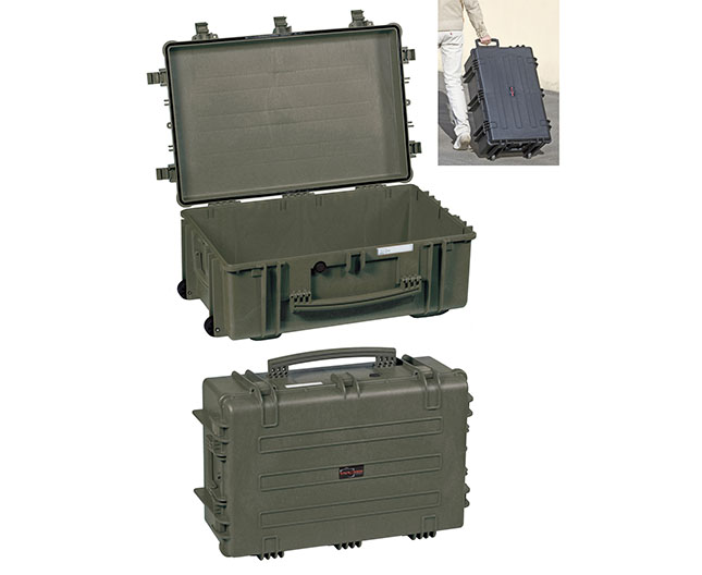 5822 G Waterproof Case, military green with pre-cubed foam