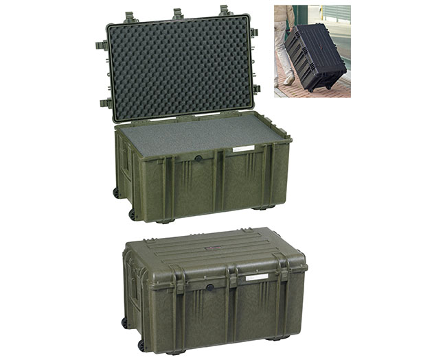 5117 G Waterproof Case, military green with pre-cubed foam