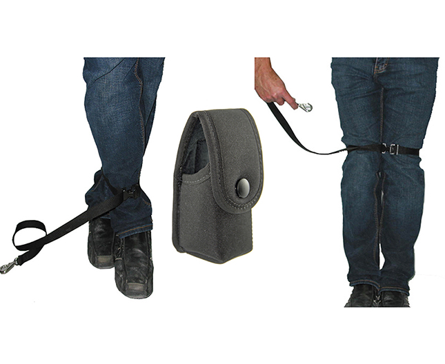 BLACK SCORPION HOBBLE RESTRAINT SYSTEM, 1 1/2 INCH RING, OPEN BELT LOOP