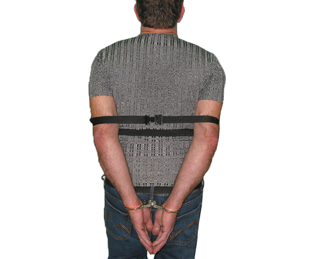 BLACK SCORPION HOBBLE RESTRAINT SYSTEM, 1 1/2 INCH RING, OPEN BELT LOOP