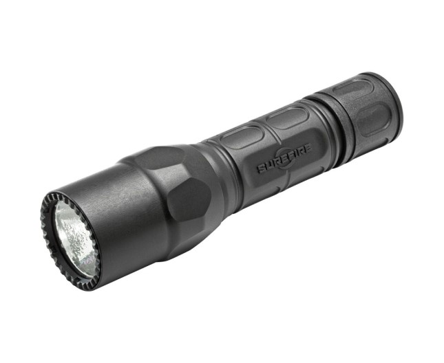 HANDHELD LIGHTS, FL, E2D LED DEFENDER ULTRA, 6 VOLT, DUAL STAGE 500/5 LU, WH LED, ALUM BLACK TYPE III ANO, CLICK SWITCH
