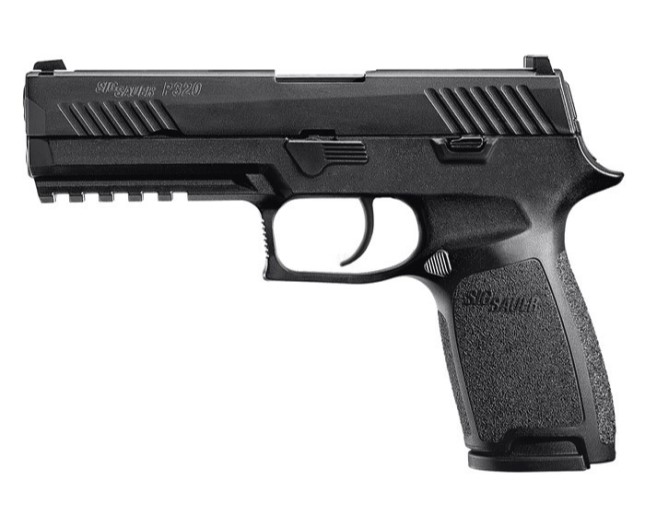 P320, 9MM, 4.7IN, M17, COYOTE, STRIKER, NS W/R2 PLATE, MODULAR POLYMER GRIP, (1) 17RD (2) 21RD MAG, RAIL, MANUAL SAFETY
